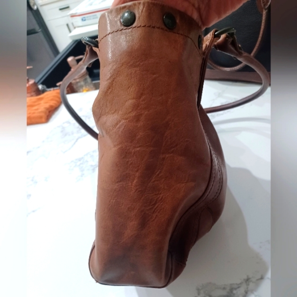 Frye Large Slouchy 15in Melissa Satchel Bag - Picture 14 of 17